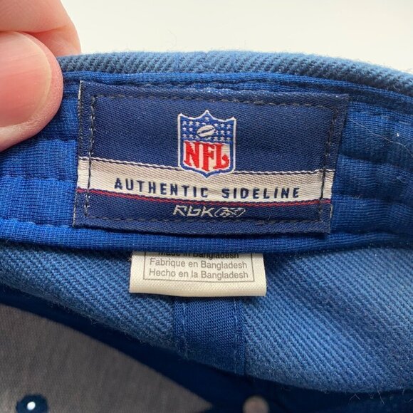 Indianapolis Colts NFL Blue Reebok Adjustable Strapback Hat - Picture 6 of 6